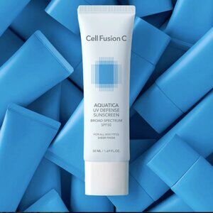NEW Cell Fusion C Aquatic UV Defense Sunscreen broad spectrum SPF50 sheer finish